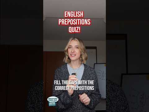#English Prepositions Quiz! ✨ #learnenglish #englishlearning #englishfluency #englishgrammar thumbnail