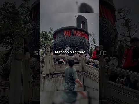 Chiếc bát điều ước ở khu nghỉ dưỡng núi Dinghu, Trung Quốc #shorts thumbnail