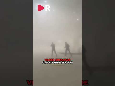 Se förödelsen: Irans attack mot flygplatsen i Kuwait thumbnail