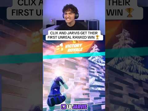 CLIX AND JARVIS FIRST UNREAL RANKED WIN 🔥 thumbnail
