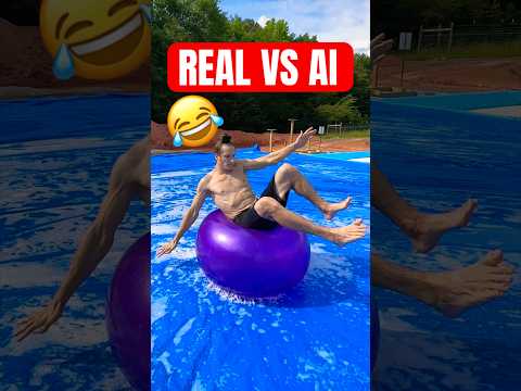 REAL VS AI 😂 thumbnail