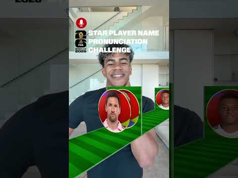 Lamine Yamal pronunciando algunos jugadores del Mundial لامين يامال ينطق أسماء لاعبي كأس العالم thumbnail