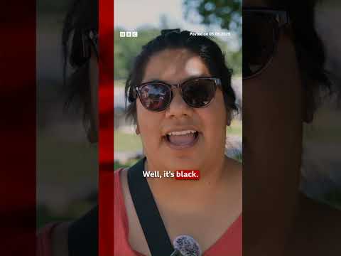 Americans react to Reflecting Pool's completed paint job #BBCNews thumbnail