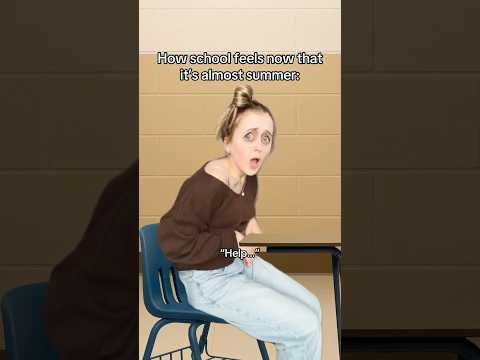 How school feels now that it's almost summer #comedy #funnyvideo #pov thumbnail