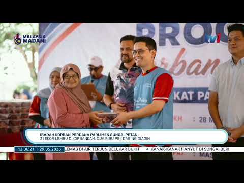 29 MEI 2026 - B.TGH HARI - IBADAH KORBAN PERDANA PARLIMEN SUNGAI PETANI: 31 EKOR LEMBU DIKORBANKAN thumbnail