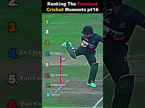 Ranking The FUNNIEST Cricket Moments | Pt. 16 thumbnail