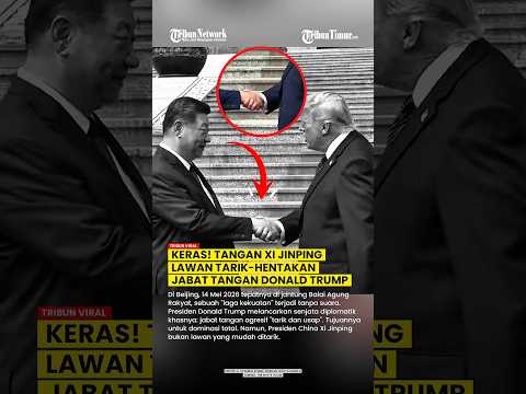 DILAWAN XI JINPING, JABAT TANGAN 'TARIK-HENTAK' ALA TRUMP TAK MEMPAN thumbnail