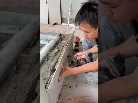 Tile installation P8773#shorts thumbnail