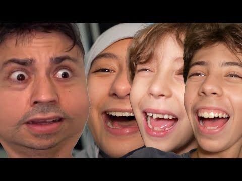 Laughing at their fat dad! thumbnail