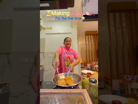Making Dumplings for the First Time #minivlog #ytshorts #shorts thumbnail