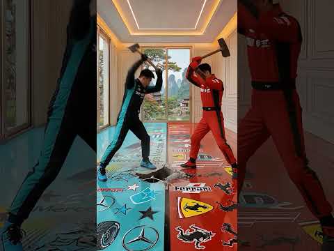 ألوان فيراري تتساقط على الأرض... نتيجة مذهلة ??️ thumbnail