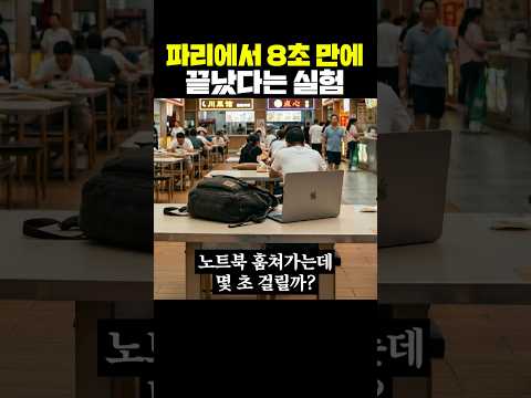 파리에서 8초 만에 끝났다는 실험 thumbnail