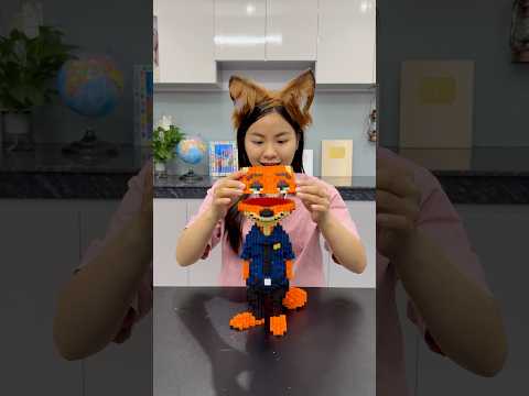Nick Wilde Lego is super cool. 🦊🤩👍#shorts #zootopia thumbnail