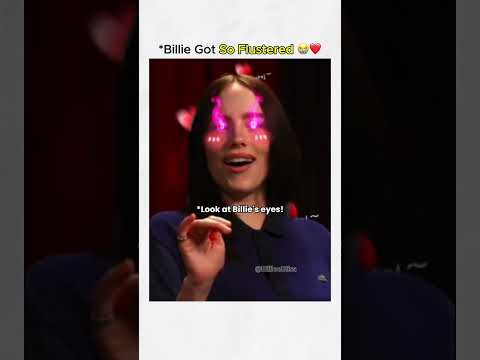 Not Billie Watching in Pure Panic While the Interviewer Fixed Her Outfit ? #billieeilish thumbnail