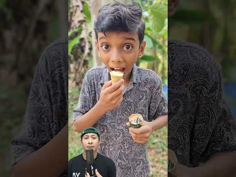 KAKAK KAGET LIHAT ADIK MAKAN ESKRIM RAKSASA‼️??@KrishnaAvyu #remix #dubbing #trending thumbnail