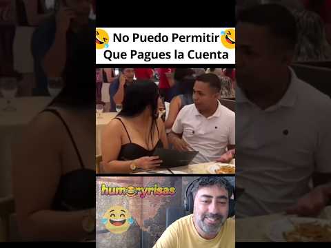 No PUEDO Permitir Que PAGUES la Cuenta. Videos de risa, momentos divertidos 2026, Si te ríes pierdes thumbnail