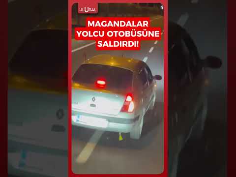Çanakkale İstanbul arası yolculuk yapan bir otobüs trafik magandalarının saldırısına uğradı #shorts thumbnail
