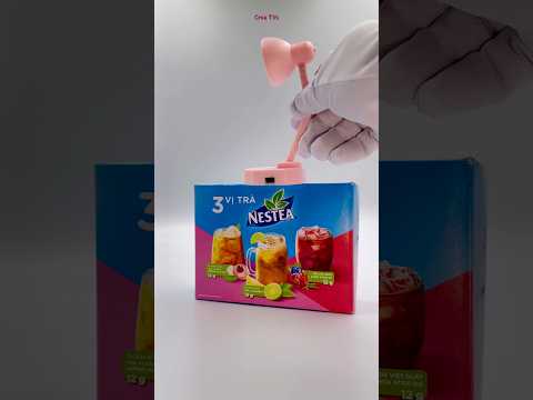 Nestea 3 Flavor Instant Tea: Lemon, Blueberry, and Lychee Spoof Pink Luxo Lamp #shorts thumbnail