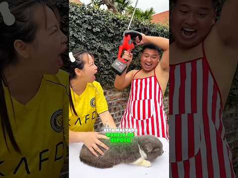 Pareja malvada vs chica bondadosa… ¿A quién eliges TÚ? 😱🐱❤️👼 thumbnail