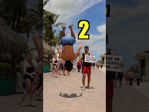 He does 10 backflips in a row! thumbnail