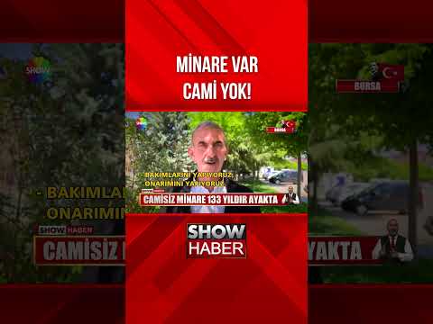 Dede yadigarı minareye sahip çıktılar! #showanahaber #shorts thumbnail