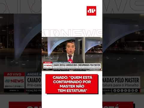 Caiado: "Quem está contaminado por Master não tem estatura” #shorts thumbnail