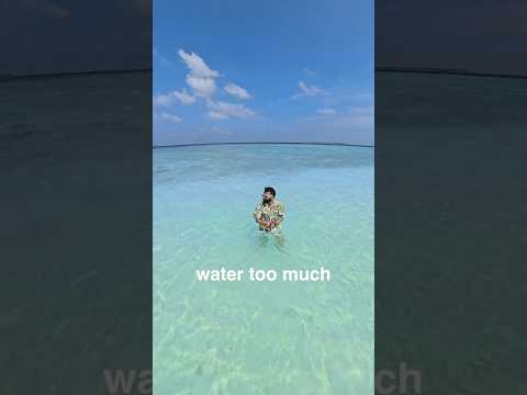 Tooo much Water Bosss #lakhneet #funny #maldives thumbnail