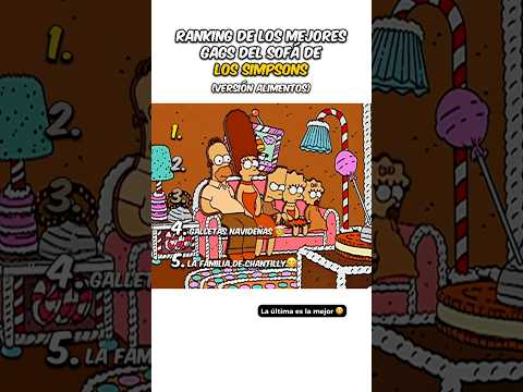 Ranking de gags del sofá de Los Simpsons (Versión Alimentos) 😭 thumbnail
