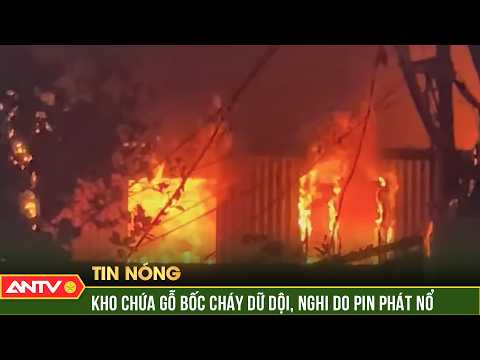 Kho chứa gỗ và máy cưa cháy rụi, nghi do pin phát nổ | ANTV thumbnail