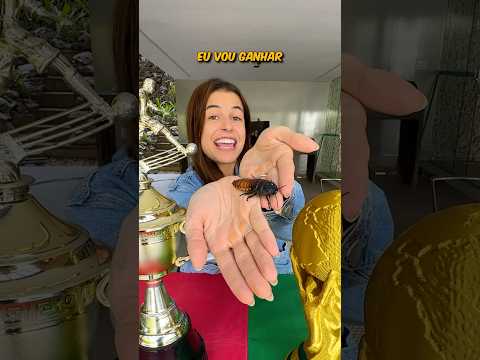 O QUE A BARATA ESCOLHER, EU VOU GANHAR !!! #shorts #copadomundo thumbnail