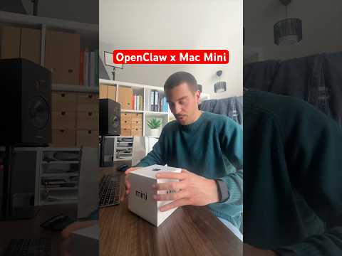 ik ga de hype joinen en kocht ook een mac mini 🦀🦞#openclaw thumbnail