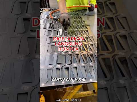dengan getaran, ratusan besi langsung rontok. thumbnail
