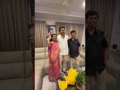 முதலமைச்சர் விஜய் அண்ணன் தனது  பெற்றோர்களுடன் ❤️? #thalapathyvijay #thalapathy #tvk #viral #vijay thumbnail