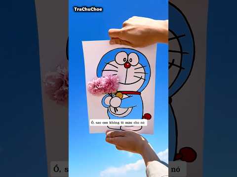 Cậu bé tô màu doremon theo ý mình thumbnail