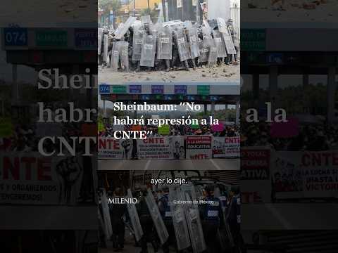 “No va a haber represión”: Sheinbaum responde a movilizaciones de la CNTE thumbnail