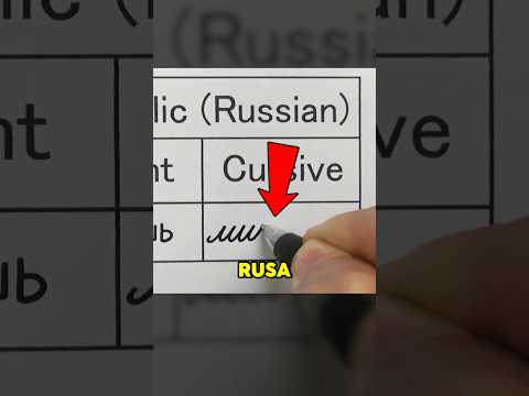 los MÉDICOS tienen MUCHA ENVIDIA de esta ESCRITURA #shorts #curiosidades #russia #sabiasque #wow thumbnail