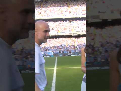Etihad’da Pep Guardiola’ya Duygusal Veda #shorts #manchestercity thumbnail