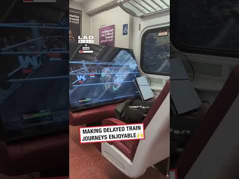 Playing PS5 on the train 😲 thumbnail