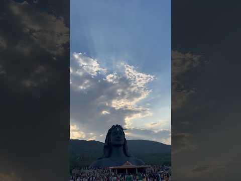 #beautiful #sky #clouds #rain #bangalore #adiyogi #adiyogisourceofyoga #love #yoga #ytshorts thumbnail