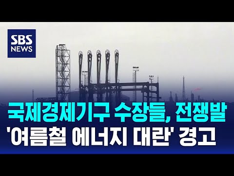 국제경제기구 수장들, 전쟁발 '여름철 에너지 대란' 경고 / SBS thumbnail