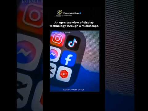 What Phone Displays Look Like Under a Microscope ? thumbnail
