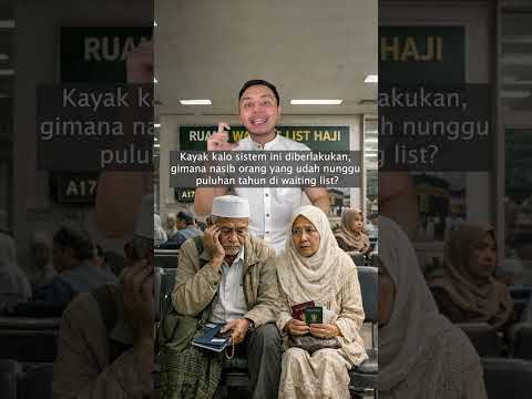 Kalo mau naik haji harus war tiket dulu? #shorts thumbnail