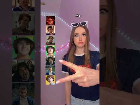 Which STRANGER THINGS Character are YOU Challenge?!😱👹🖤⁉️ #Shorts thumbnail