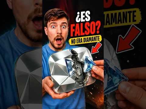 Destruyeron el botón de DIAMANTE de YouTube ? #sabiasque #youtube #shorts thumbnail