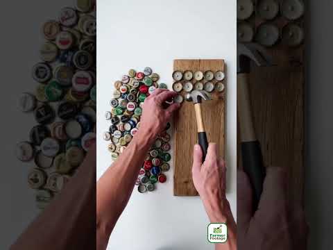 Making a Corn Threshing Board Using Discarded Bottle Caps thumbnail