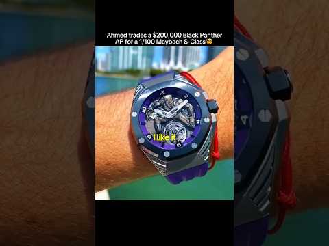 HE TRADED A $200,000 WATCH FOR A MAYBACH S-CLASS🤯🤝⌚️ thumbnail