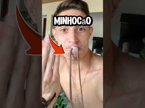 Quantas minhocas o peixe vai comer?!😱 #shorts thumbnail