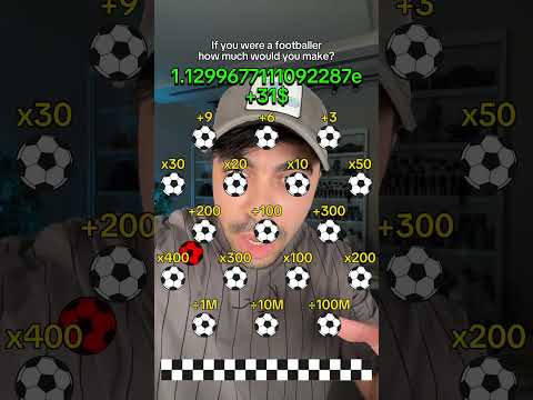 لو كنت لاعب كرة قدم كم بيكون راتبي 🤑 thumbnail