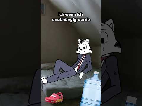 Ich, wenn ich alleine wohne ? #deutsch #animation #lustig thumbnail