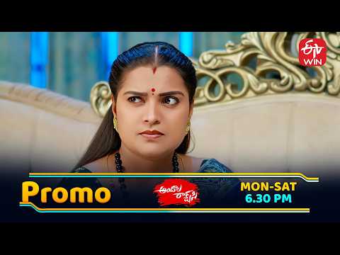 Andala Rakshasi Latest Promo | Episode No 289 | 4th June  2026 | ETV Telugu thumbnail